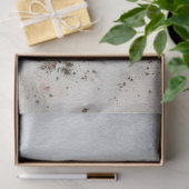 雪のお洒落クリスマスに水色の鹿 薄葉紙 (ギフト)