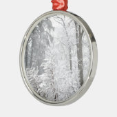 雪のお菓子 – - メタルオーナメント (左)