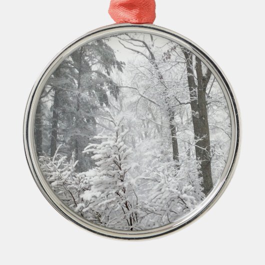 雪のお菓子 – - メタルオーナメント (正面)