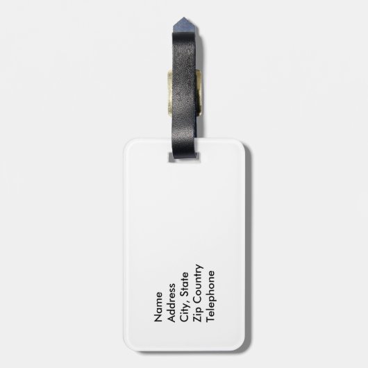 雪のお菓子 – - ラゲッジタグ (裏面縦)