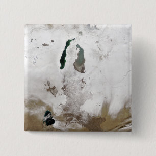 雪のまわりに荒海 缶バッジ