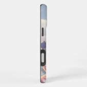 雪のようなピンクのキャンディランド妖精の城 iPhoneケース (右側面)