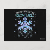 雪のように優しさを広げよう クリスマス先生 ポストカード (裏面)