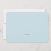 雪のように降り注ぐ招待状 招待状 (裏面)