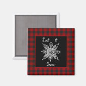 雪のように降れ マグネット (正面/裏面)