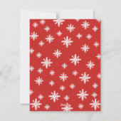 雪のように ホリデーカード (裏面)