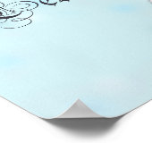 雪のように Poster かわいい北極熊 冬の壁アート ポスター (角)