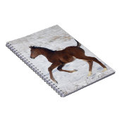 雪のアラビアの子馬 ノートブック (右側)