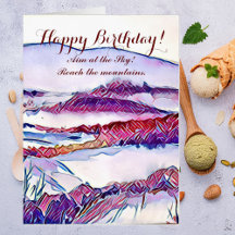 雪のアルプス 誕生日おめでとう