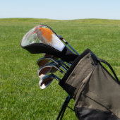 雪のエレガント赤い果実のロビンパーソナライズされた ゴルフヘッドカバー (インサイチュ)