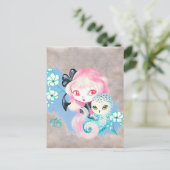 雪のオウルフレンド ポストカード (スタンド正面)