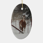 雪のオーナメントで段階 セラミックオーナメント (右)