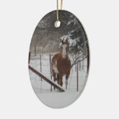 雪のオーナメントで段階 セラミックオーナメント (左)