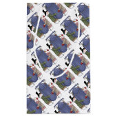 雪のカップル スモールペーパーバッグ (裏面)