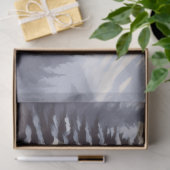 雪のカバーされたキャビン冬の水の色の切り離し 薄葉紙 (ギフト)