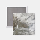 雪のカバーは薄氷を囲む マグネット (正面/裏面)