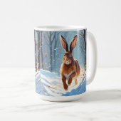 雪のキスをしたレベリー：ザ走サ コーヒーマグカップ (正面右)