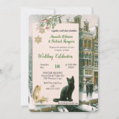 雪のキットンたちとの冬の祝祭 招待状 (正面)