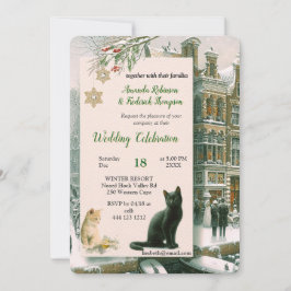 雪のキットンたちとの冬の祝祭 招待状