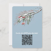 雪のキットンとの冬の祝祭り 招待状 (裏面)