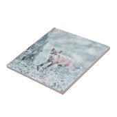 雪のキツネカブス タイル (側面)