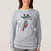 雪のキリン Tシャツ (正面)