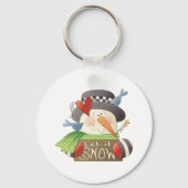 雪のキーチェーン キーホルダー (裏面)