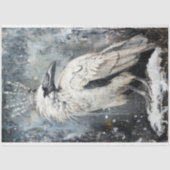 雪のクイーンウィンターレイヴンのデコパージュ 薄葉紙 (正面)