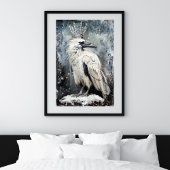 雪のクイーンウィンターレイヴンのデコパージュ 薄葉紙