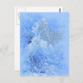 雪のクイーン葉書 ポストカード (正面/裏面)