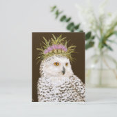 雪のクイーン葉書 ポストカード (スタンド正面)