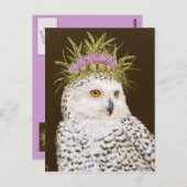 雪のクイーン葉書 ポストカード (正面/裏面)