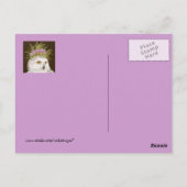 雪のクイーン葉書 ポストカード (裏面)