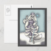 雪のクイーン葉書 ポストカード (正面/裏面)