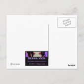 雪のクイーン葉書 ポストカード (裏面)