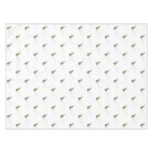 雪のクリスマスにウサギのトラック テーブルクロス (正面(横))