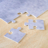 雪のクリスマスにオーストラリアの羊飼い犬 ジグソーパズル (側面)