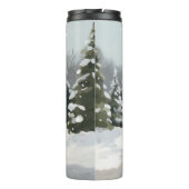 雪のクリスマスにゴルデンドルドッグ タンブラー (裏面)