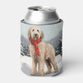 雪のクリスマスにゴルデンドルドッグ 缶クーラー (缶正面)