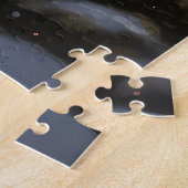 雪のクリスマスにサモイドッグ ジグソーパズル (側面)