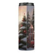 雪のクリスマスにサモイドッグ タンブラー (裏面)