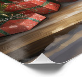 雪のクリスマスにシベリア猫 ポスター (コーナー)