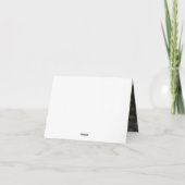 雪のクリスマスにジャック・ラッセル・ドッグ カード (裏面)