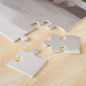 雪のクリスマスにジャック・ラッセル・ドッグ ジグソーパズル (側面)