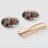 雪のクリスマスにノバスコシアダックトーラードッグ ハンドファン (組立なし)