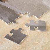 雪のクリスマスにバイワーテリア犬 ジグソーパズル (側面)