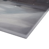 雪のクリスマスにビコンフリースドッグ カッティングボード (角)