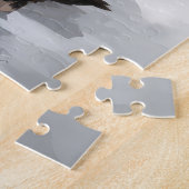 雪のクリスマスにベルネドードルドッグ ジグソーパズル (側面)