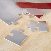 雪のクリスマスにベルネーズマウンテンドッグ ジグソーパズル (側面)