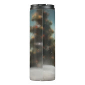 雪のクリスマスにマルティ・チュ・ドッグ タンブラー (裏面)